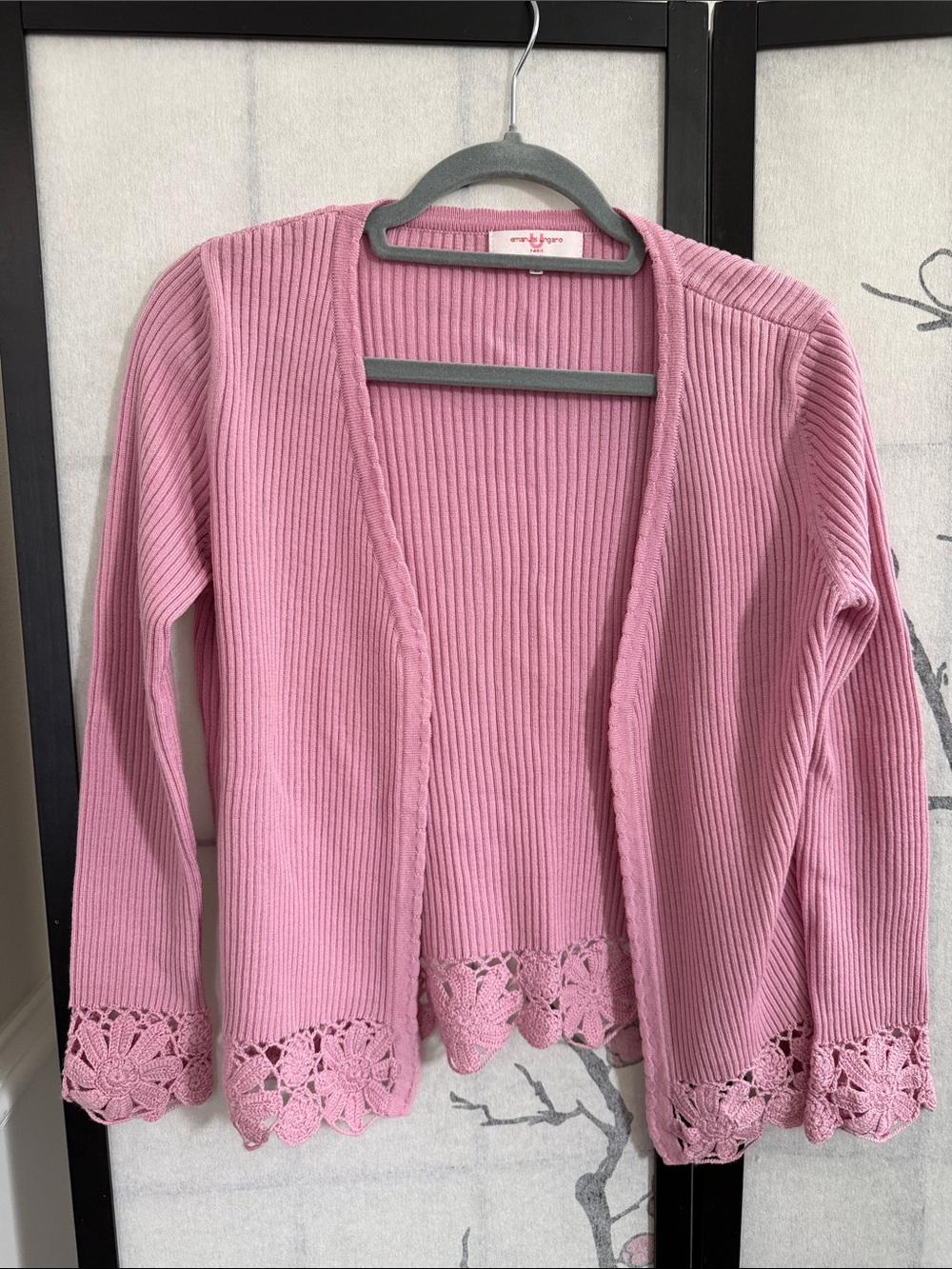 Pink Emanuel Ungaro cardigan